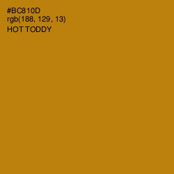 #BC810D - Hot Toddy Color Image